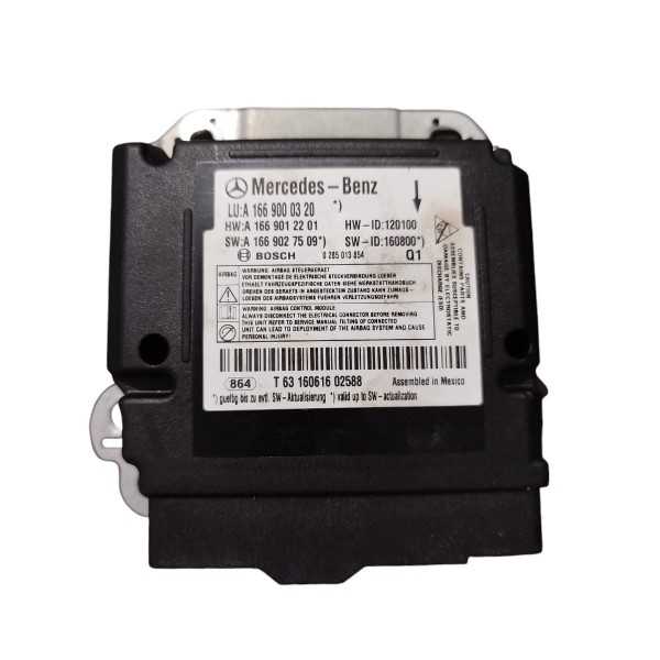 Modulo Airbag Mercedes GLE43 2017 2018 2019 Acionado A1669000320