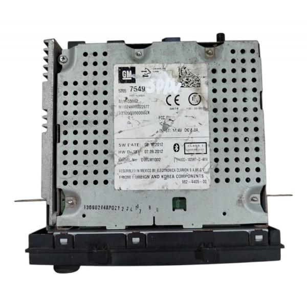 Rádio Cd Player Gm Spin 1.8 2012/2016 52057549