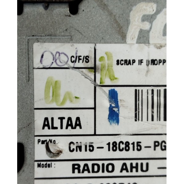 Modulo Rádio Ford Focus 2014 A 2019 Cn1518c815pg