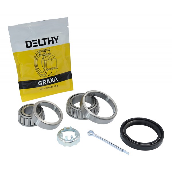 Kit Rolamento Roda Traseiro Ford Royale Vw Gol Passat Polo