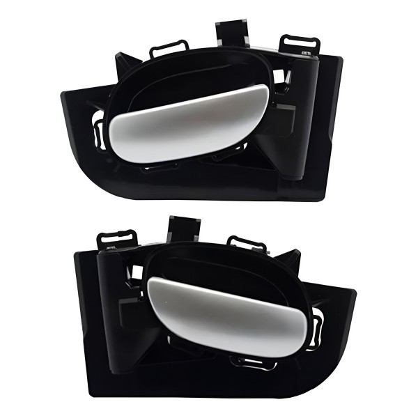 Par Puxador Maçaneta Interna Peugeot 206 207 Sw 1998 A 2014