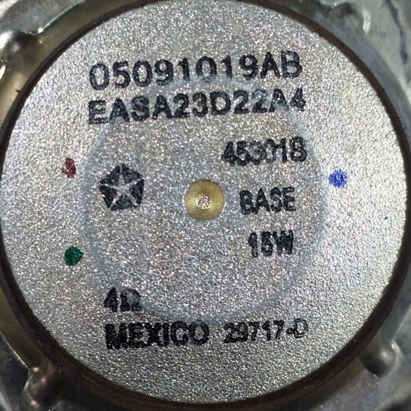 Alto Falante Porta Jeep Compass 2017\2021 05091019ab