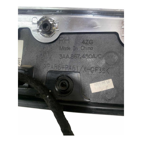 Filete Cromado Forro De Porta Traseiro Direito Passat