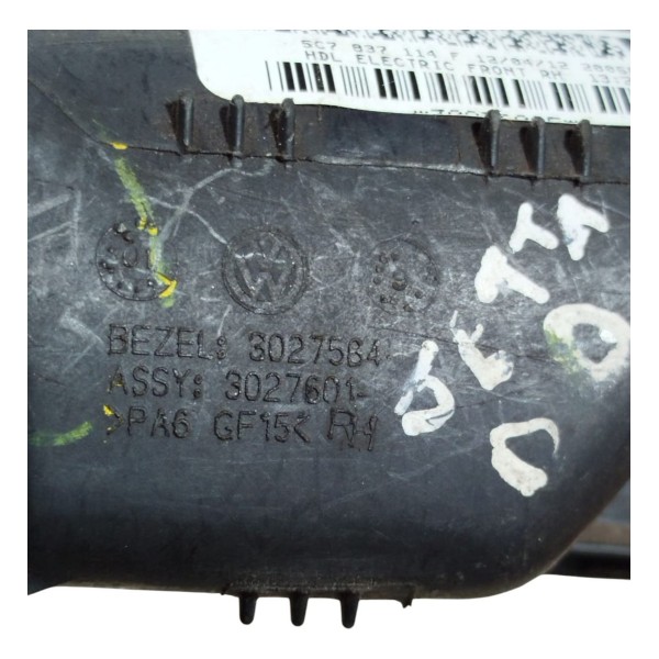 Maçaneta Interna Dianteira Direita Volkswagen Jetta 11\2015