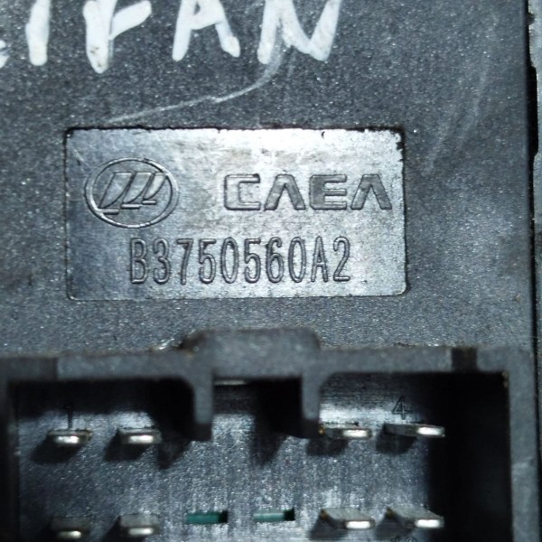 Botao Comando Retrovisor Farol Lifan X60 2013\2019 Original