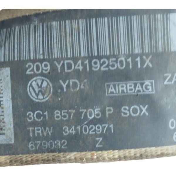 Cinto Segurança Dianteiro Esquerdo Passat 2014 A 2016