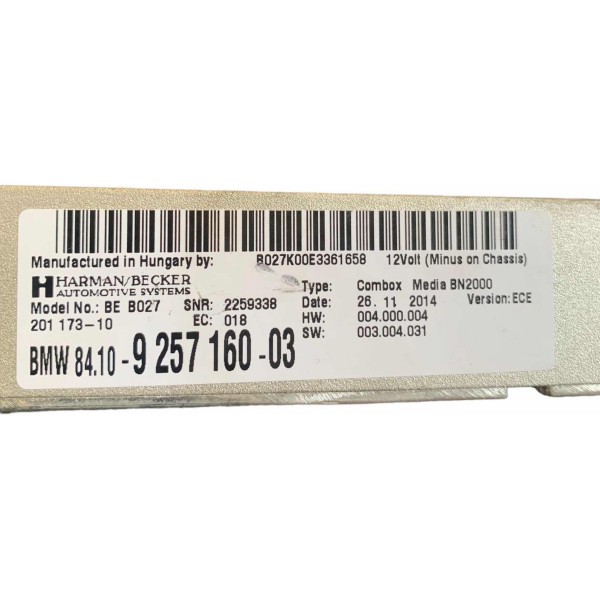 Módulo Amplificador Som Bmw X1 2014/2016