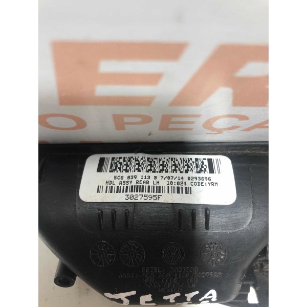 Maçaneta Interna Traseira Esquerda Jetta 2012 5c6839113b