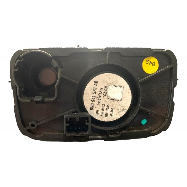 Botão Chave Luz Audi A3 Q3 Sportback 2015/2016  8v0941531ab