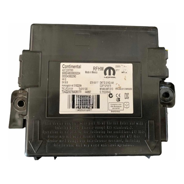 Módulo Pressão Pneu Jeep Compass 2017 2018 2019