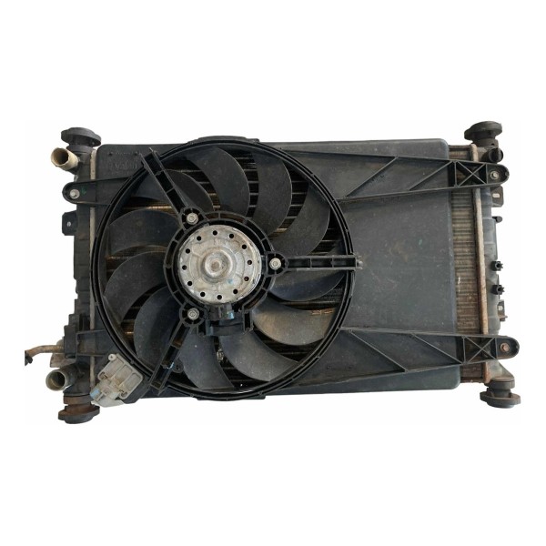 Conjunto Radiador C Ar  Fiesta Rocam 2010 2011 2012 2013