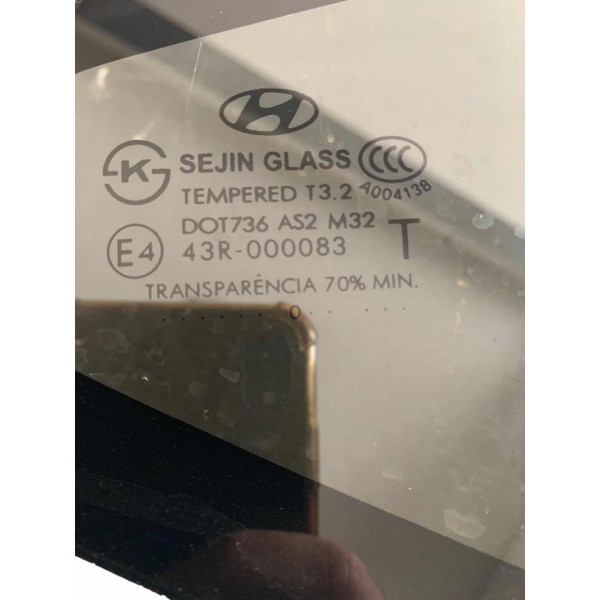 Vidro Fixo Traseiro Direito Ix35 2012 2013 2014