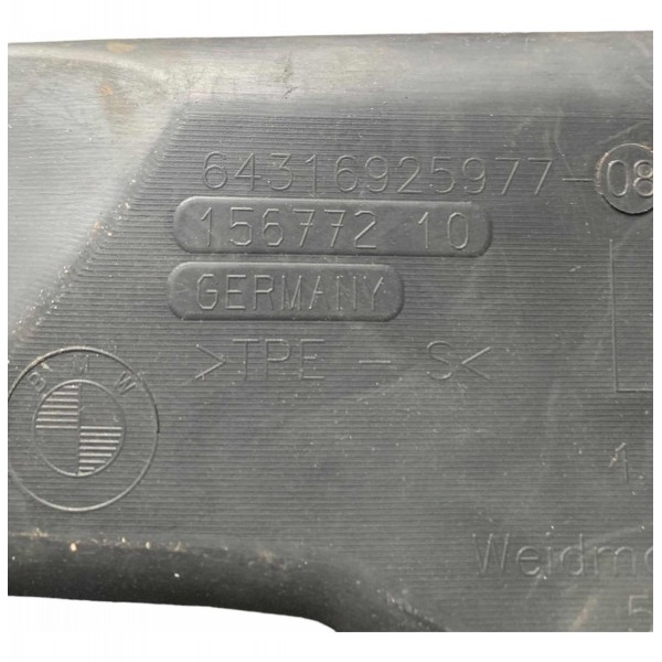 Duto Dreno Água Esquerdo Bmw X1 2014 2015 2016