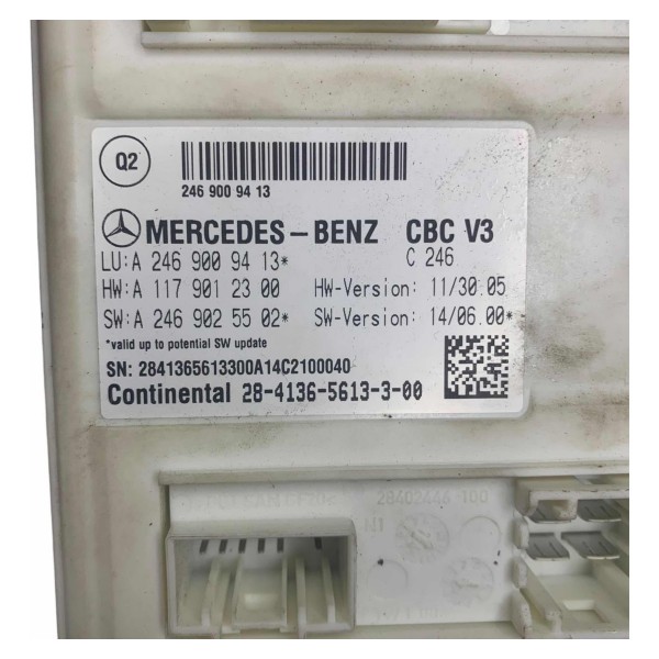 Módulo Bcm Conforto Mercedes A250 2.0 2014 2015 2016
