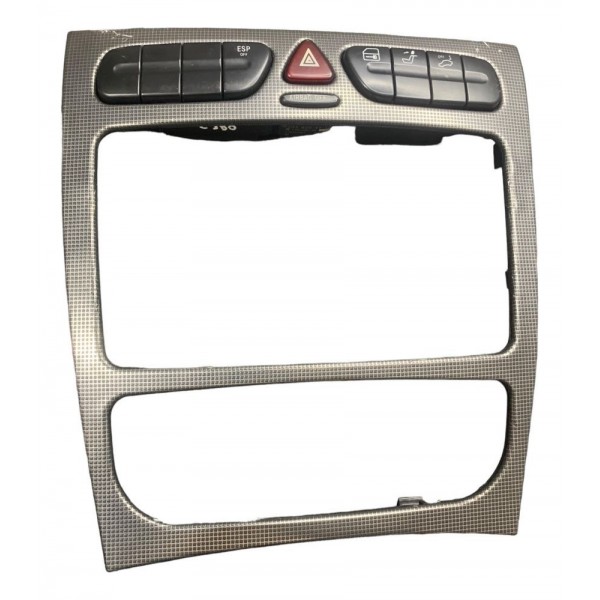 Moldura Central Painel Mercedes C180 2001 2002 2003