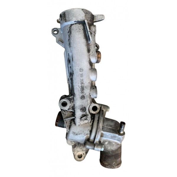 Carcaça Válvula Termostatica Mercedes C180 2002 2003 2004