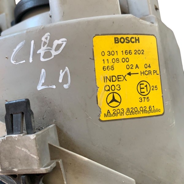 Farol Direito Mercedes C180 2002 2003 2004