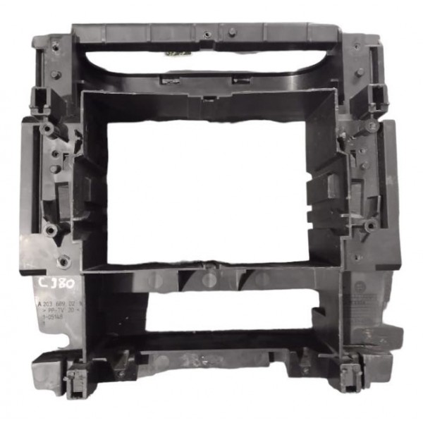 Moldura Rádio Mercedes C180 2002 2003 2004