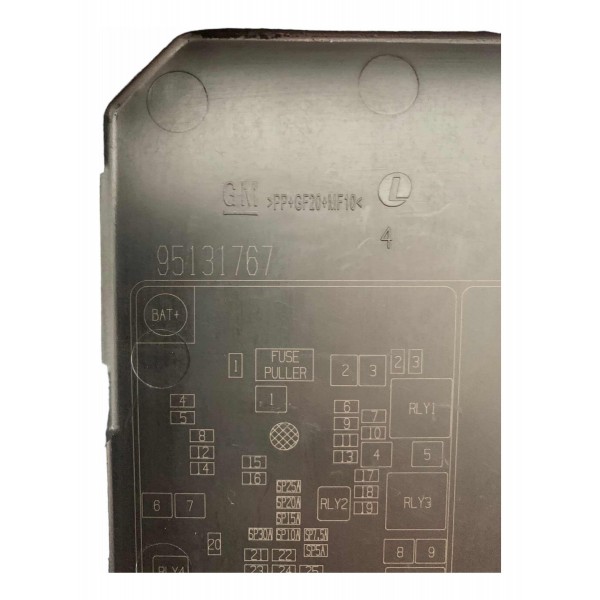 Tampa Caixa Fusível Cobalt Ônix Spin 95131767