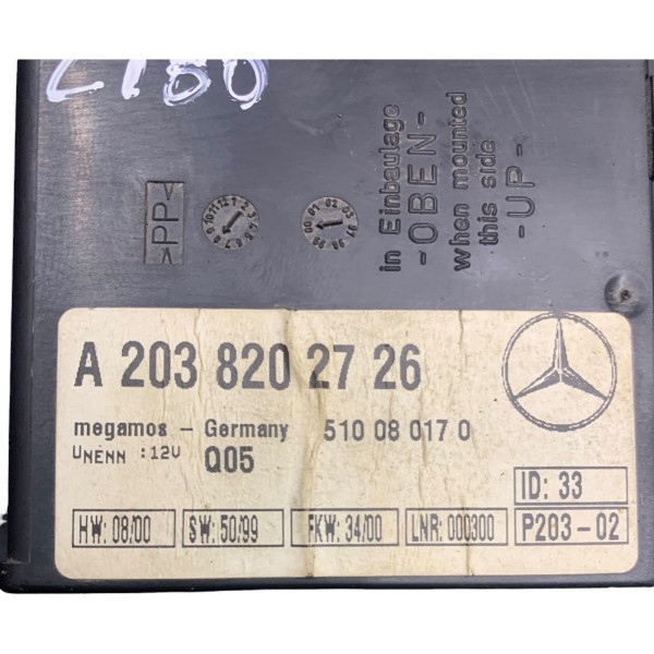 Modulo Anti Furto Mercedes C180 2002 2003 2004