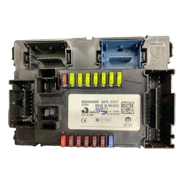 Módulo Bcm Caixa Fusível Jeep Compass 2017 2018 534553000