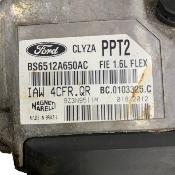 Módulo Injeção Ford Fiesta 1.6 2012 2013 2014 Flex