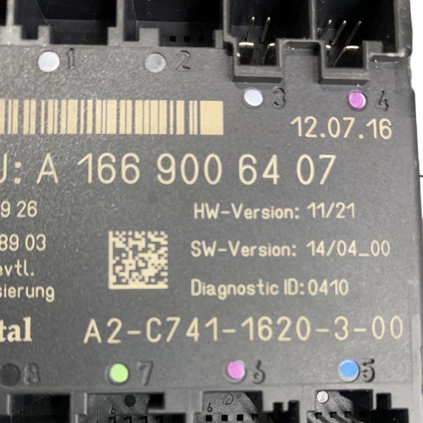 Módulo Porta Tras Direita Mercedes Gle43 2018