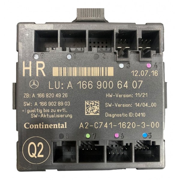 Módulo Porta Tras Direita Mercedes Gle43 2018