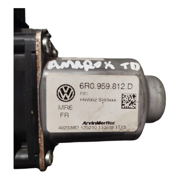 Motor Vidro Elétrico Traseiro Direito Amarok 6r0959812d