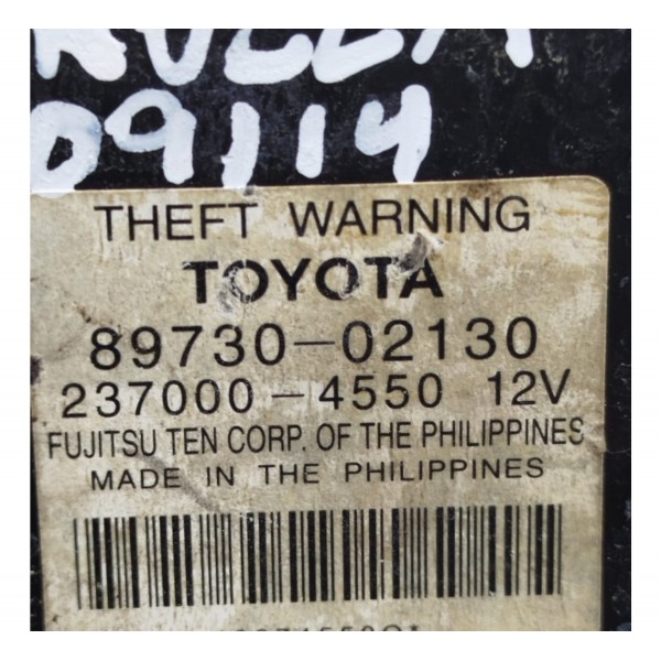 Modulo Conforto Alarme Toyota Corolla 2009/2014 8973002130