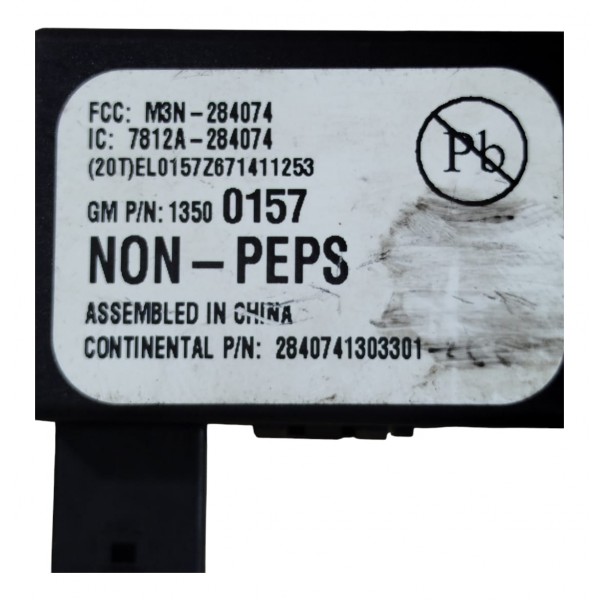 Modulo Imobilizador Antena Chevrolet Onix 2013 A 2018