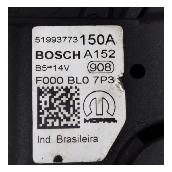 Alternador Jeep Renegade 1.8 Flex 2015 A 2020 51993773