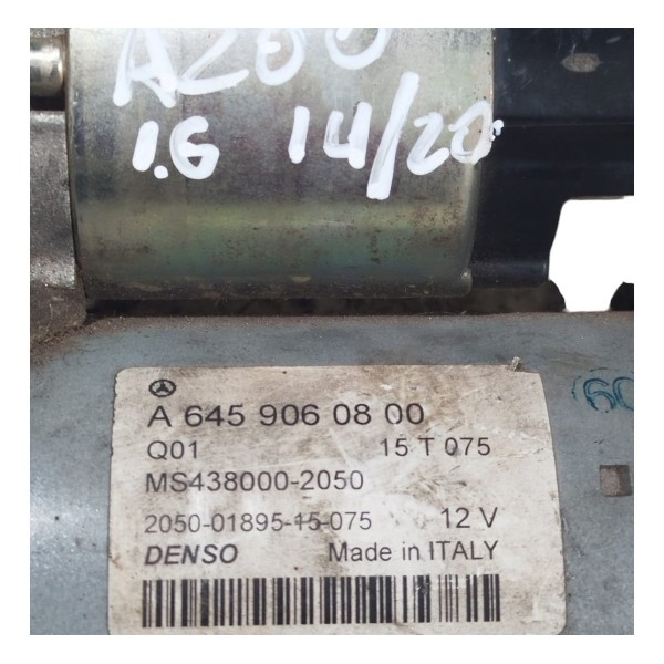 Motor Arranque Partida A200 2013 2015 2016 2017 2018 2019