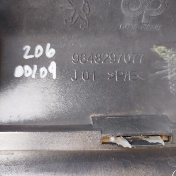 Parachoque Traseiro Peugeot 206 2003 A 2009 9648297077