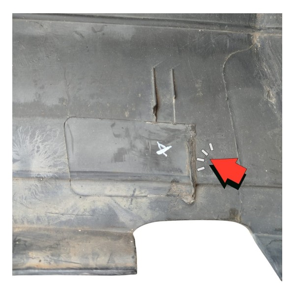 Parachoque Traseiro Fiat Uno Mille 2004 A 2013 100160602