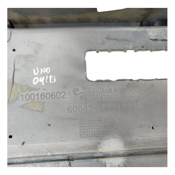 Parachoque Traseiro Fiat Uno Mille 2004 A 2013 100160602