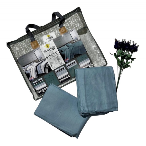 2 Jogo Lençol Casal  Goldsun 100% Algodão 8 Peças