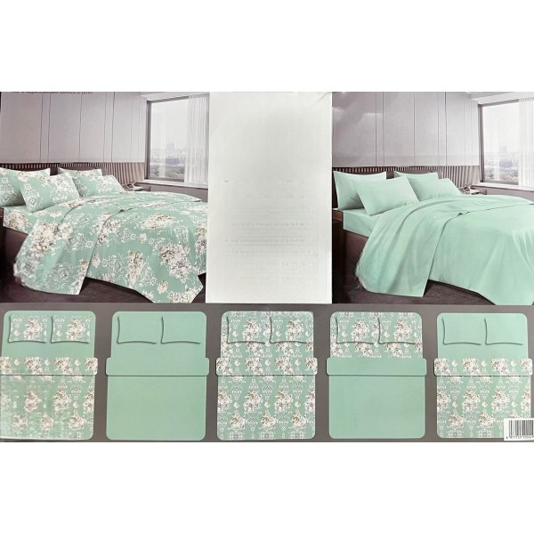 2 Jogo Lençol Casal  Goldsun 100% Algodão 8 Peças