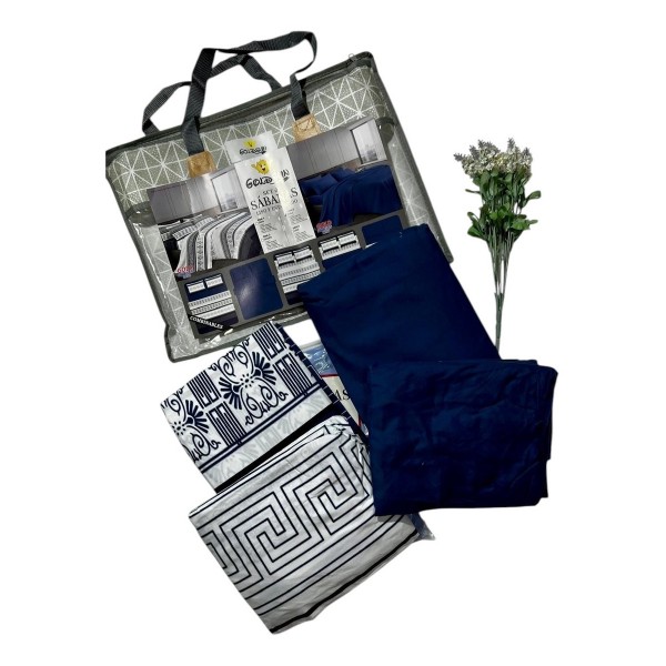 2 Jogo Lençol Casal  Goldsun 100% Algodão 8 Peças