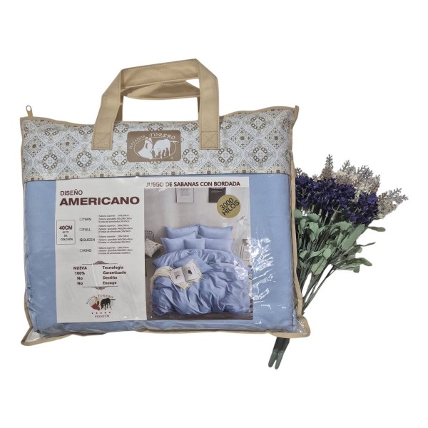 Jogo Lençol Queen 3000 Fios Percal 100% Algodão 4 Peças