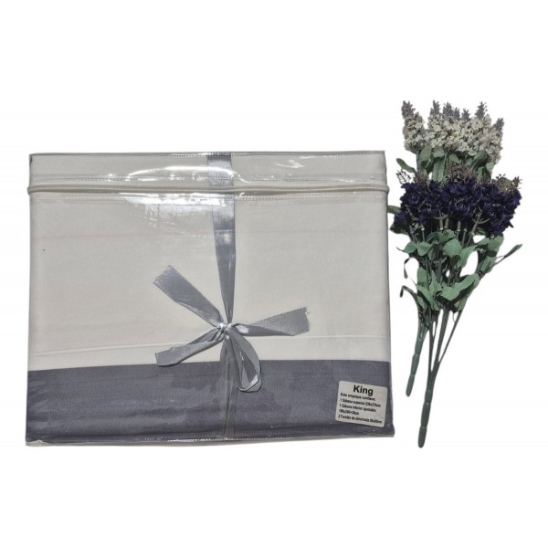 Jogo Lençol King 600 Fios Percal 100% Algodão 4