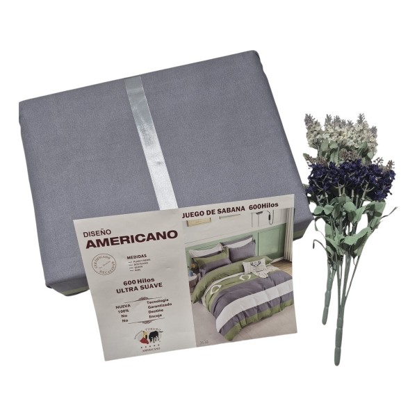 Jogo Lençol King 600 Fios Percal 100% Algodão 4