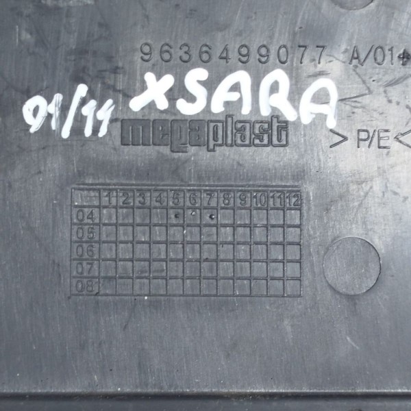 Tampa Capa Bateria Citroen Xsara Picasso 01 A 14 9636499077