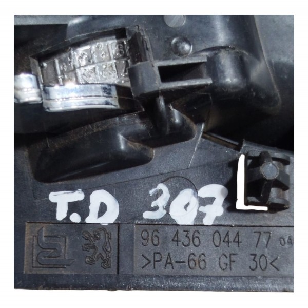 Maçaneta Interna Traseira Direita Cromada 307 2007 A 2012