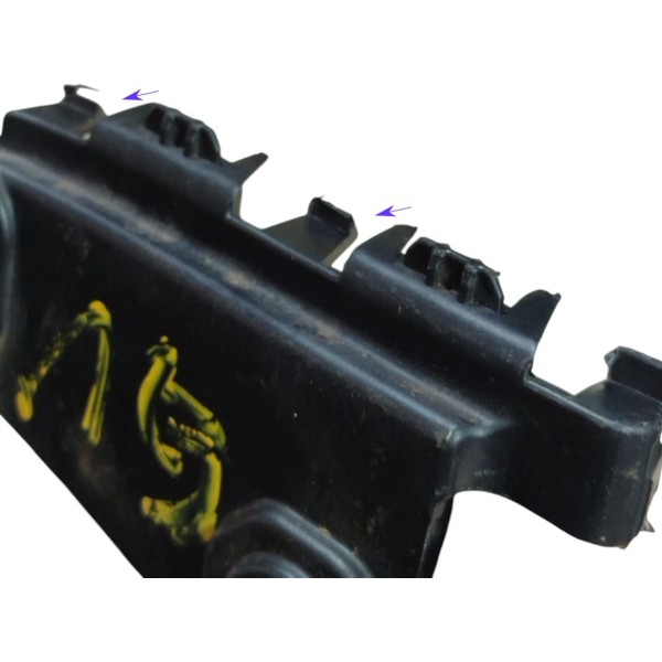 Guia Parachoque Dianteir Esquerdo Vw Gol Saveiro Voyage G5