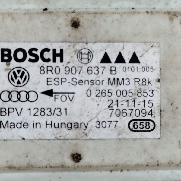 Modulo Sensor Estabilidade Audi Q5 A4 A5 2010\2015 Original